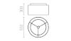 DOUBLE 55/30 lámpabúra Polycotton fekete/fehér PVC max. 23W
