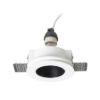 DAYTONA rögzített lámpa gipsz/fekete 230V LED GU10 8W