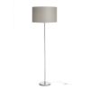 NYC/RON 40/25 állólámpa  Chintz világosszürke/króm 230V LED E27 15W