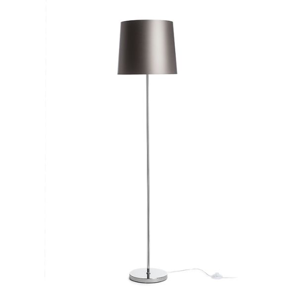 NYC/CONNY 35 állólámpa  Monaco galamb szürke/ezüst PVC/króm 230V LED E27 15W