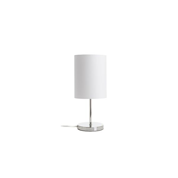 NYC/RON 15/20 asztali lámpa  Monaco petróleum kék/ezüst PVC/króm 230V LED E27 15W