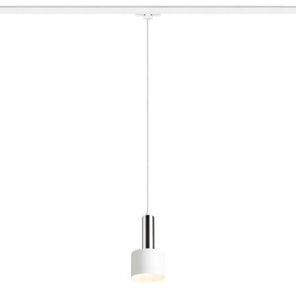 GIULIA 12 három áramkörös sínre fehér króm 230V LED E27 11W