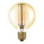OSRAM Globe 80 DIMM borostyán 230V E27 LED EQ60 2200K