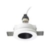 DAYTONA rögzített lámpa gipsz/fekete 230V LED GU10 8W