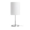 NYC/RON 15/20 asztali lámpa  Monaco petróleum kék/ezüst PVC/nikkel 230V LED E27 15W